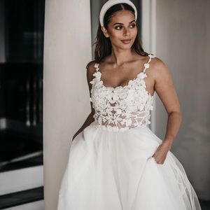 Made with Love “Dahlia”  wedding dress. Unused, like new condition